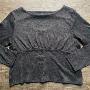 Banana Republic Black Keyhole Sweater Size XL
